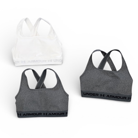 NEW UNDER ARMOUR 3 PC Sports bra Compression Bra Lot SIZE XS/S - Picture 1 of 8